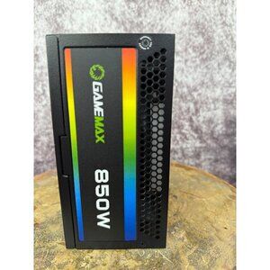 GameMax rgb-850-rainbow 80 Plus Gold 850W Power Supply PC computer Gaming Cables